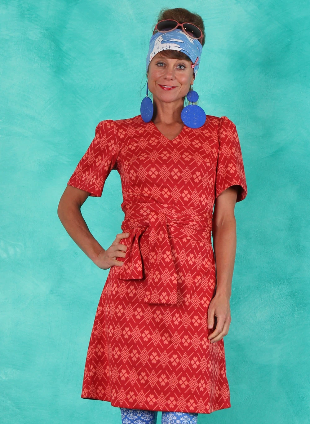Kleid, WTG-AU23-26, red - Bild 1