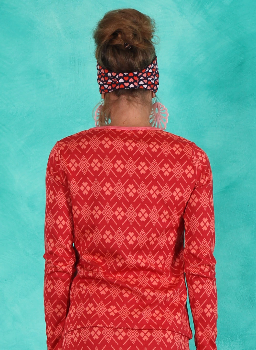Shirt, WTG-AU23-27, red - Bild 3