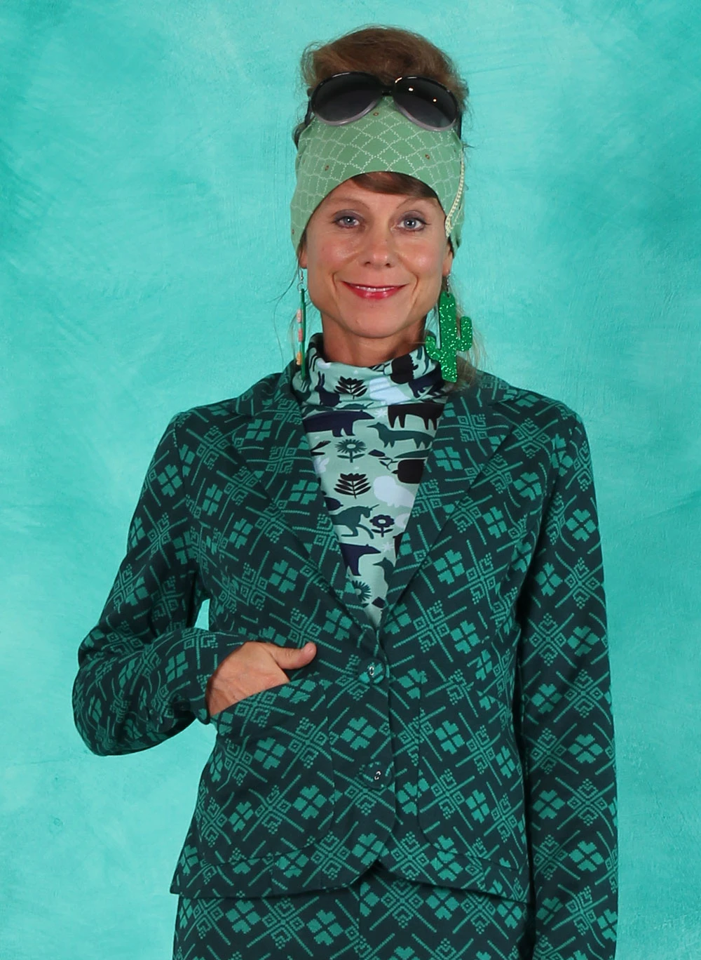Blazer, WTG-AU23-28, green - Bild 1