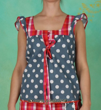 Top, dulce blusita, aegean polka