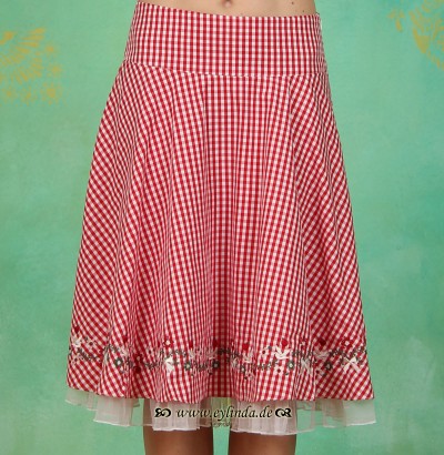 Rock, tanztee skirt, cherry vichy