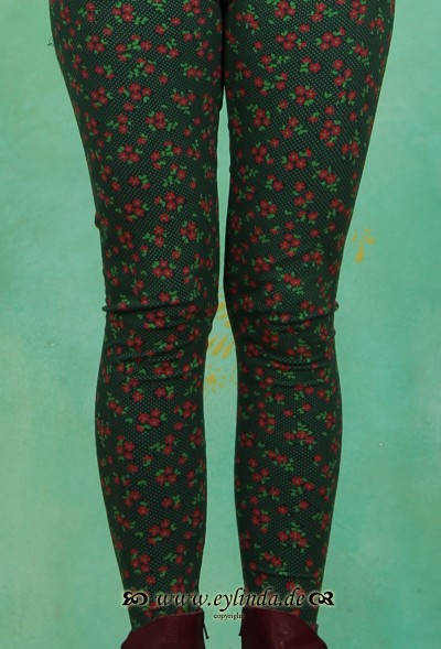 Leggins, Riding Breeches, polka flower