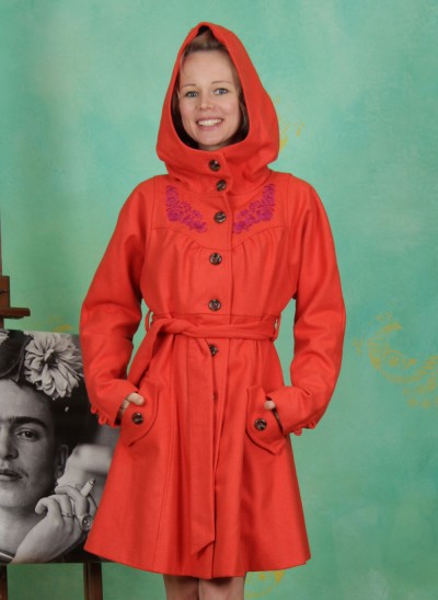 Mantel, Wow -  Peggy! Coat, pop-art-red