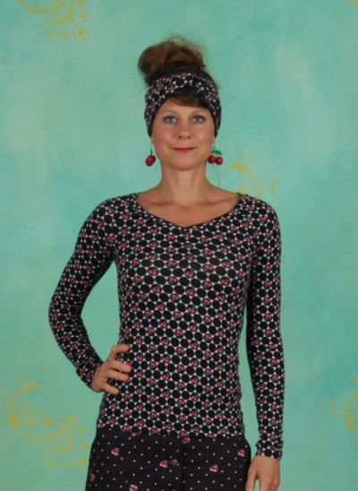 Shirt, Savoir Vivre Longsie, super-cherry-dot