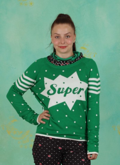 Pullover, Space Safari Sweater, super-green-dot