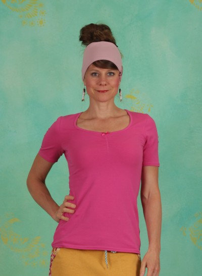 Shirt, Logo Balconette Tee, back-to-pink