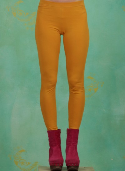 Leggins, Logo Leggings, back-to-yellow