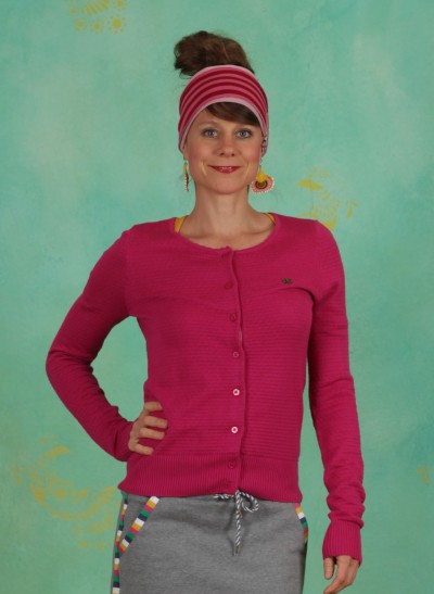 Cardigan, Save The Brave Cardy, pink-waffle