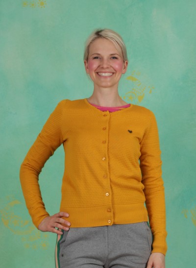 Cardigan, Save The Brave Cardy, golden-brown-waffle