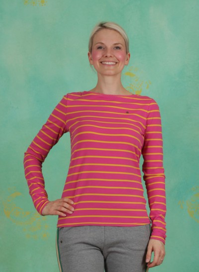 Shirt, Breton Marine Longsleeve, sweet-stripes