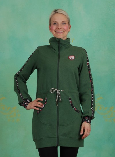 Zipper, Sister Next Door Longjacket, retro-green