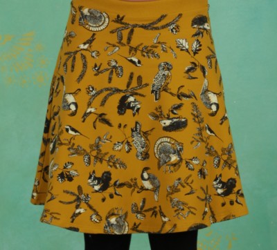 Rock, Supernatural Skirt, golden-fauna