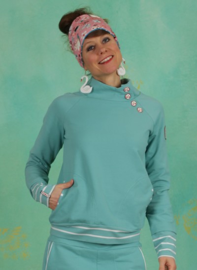 Pullover, Oh So Nett Sweat, aqua-blue