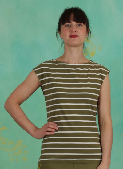 Top, Logo Stripe Top, stripe-of-nature