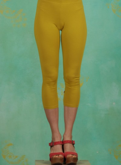 Leggins, Logo 3/4 leggings, simply-yellow