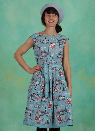 Kleid, Tres Chic Chansonette Robe, ohlala-paris