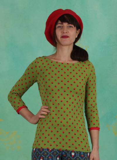 Shirt, Harbour D'Amour Shirt, strawberry-soucre