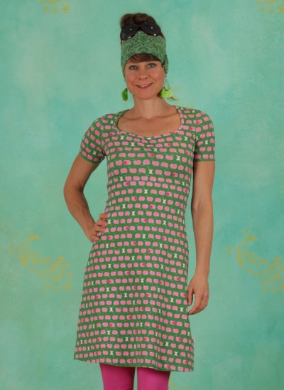 Kleid, Belle De Jours Petit Robe, pink-apples
