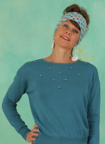 Pullover, Rosebud Pullover, romantic-dusty-blue