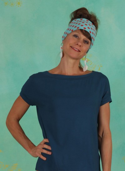 Shirt, Logo Flowgirl Tee, harbor-blue