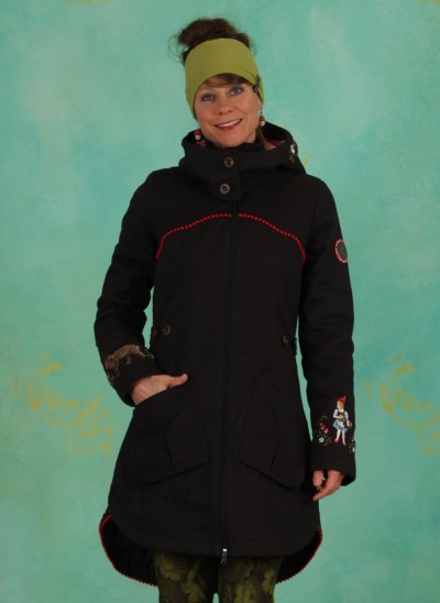 Mantel, Rotkäppchen Parka, black-forest