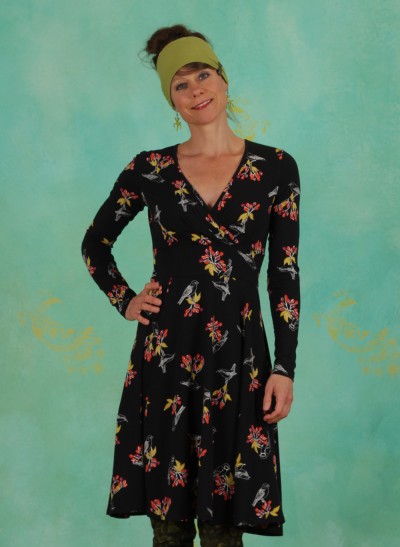 Kleid, Autumn Saloon Robe, berrie-birds