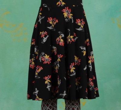 Rock, Wooden Heart Circlar Skirt, berrie-birds