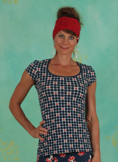 Shirt, Late Summer Belle Shirt, picking-apple