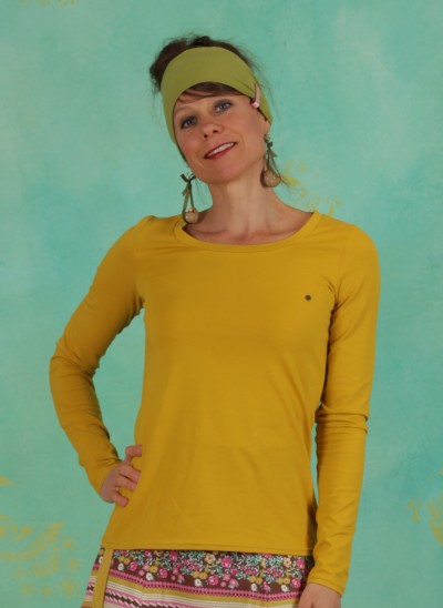 Shirt, Logo U-Boot Langarm Welle, just-me-in-yellow