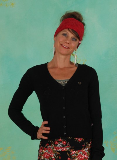Cardigan, Pretty Petite Cardy, black-grape