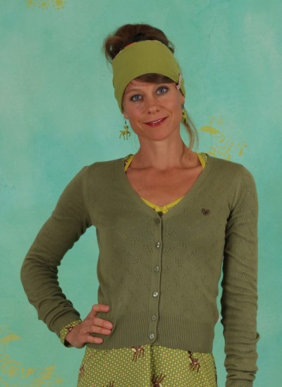 Cardigan, Pretty Petite Cardy, green-grape