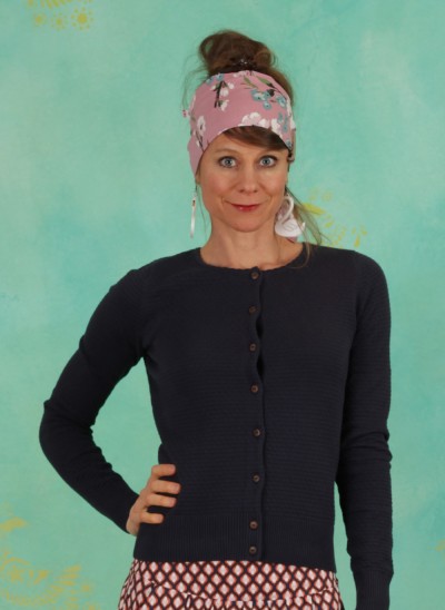 Cardigan, Save The Brave Cardy, suited-in-blue
