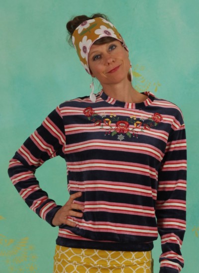 Pullover, Samtpfoten Sweater, ski-stripe