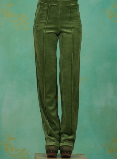 Hose, Lucky Star Trek Pants, yarn-green