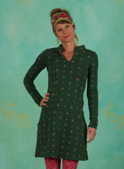 Kleid, Pollys Powerderess, folk-stich
