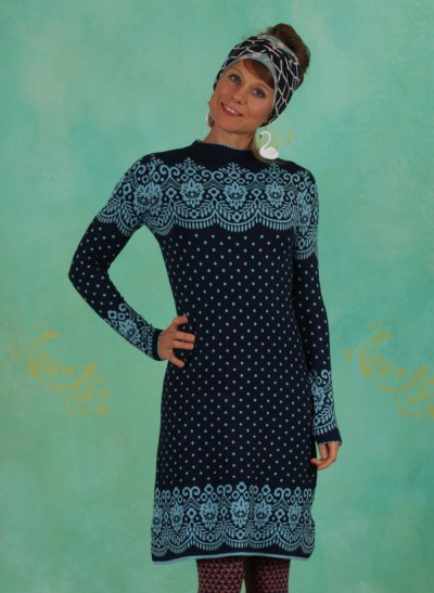 Kleid, Stricklizzi Dress, bonnie-blue