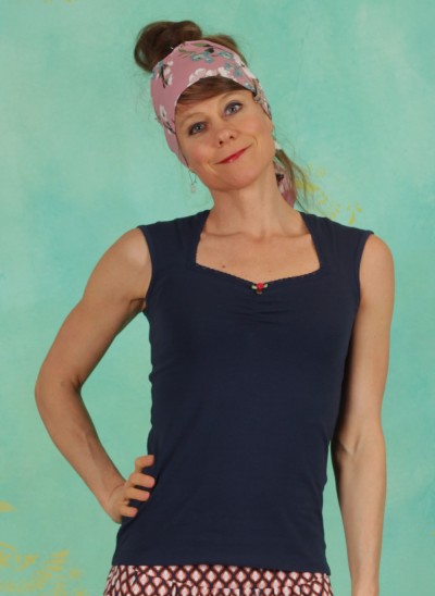 Top, Logo Top Romance, pure-blue