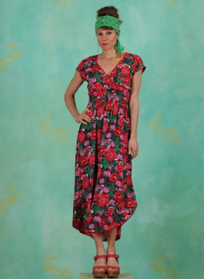 Kleid, Sunflowers Field Robe, hot-house