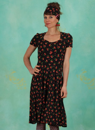 Kleid, Urlaub auf Balkonien Robe, cherry-ladybug