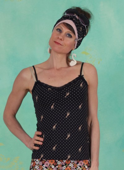 Top, Under My Skin Top, dots-of-desert