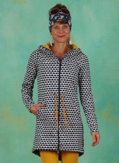 Zipper, Cosyshell Hooded Long, sunny-seaside