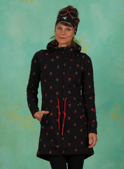 Zipper, Cosyshell Hooded Long, cherry-on-top