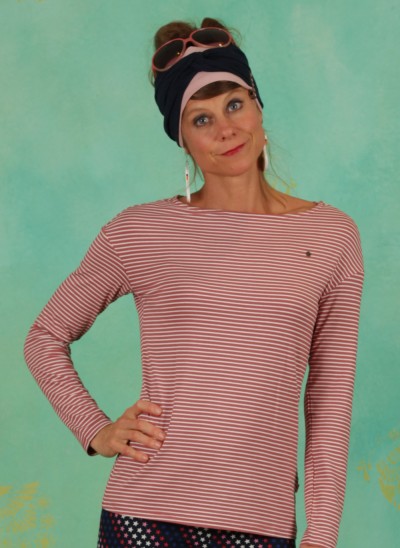 Shirt, Sweet Sailorette, ash-rose-stripes