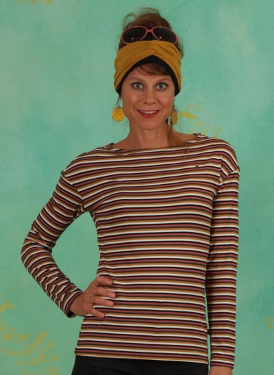 Shirt, Sweet Sailorette, all-colour-stripes