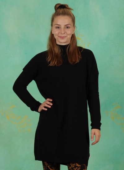 Long-Pullover, Straight N` Easy Turtle, blacky-classic