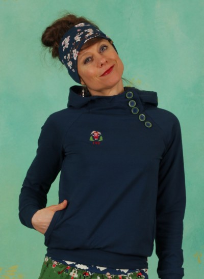 Pullover, Oh So Nett Hoody, blue-highland
