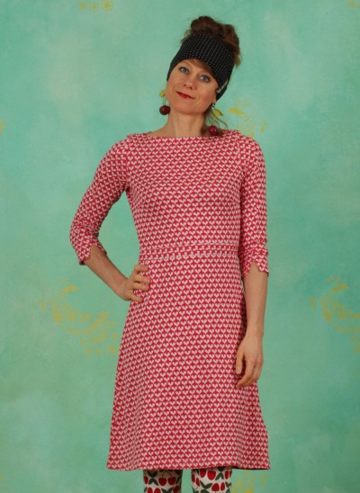 Kleid, Mod a Hula, sweet-red-hearts