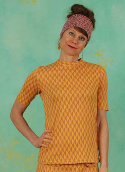 Shirt, Tiny Sixties Crew, honey-cumb