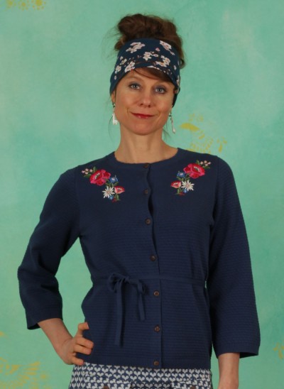 Cardigan, Wunderbare Wunderware, blue-edelweiss