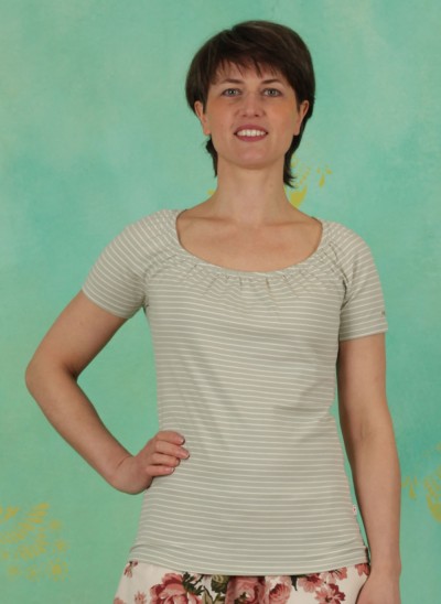 Shirt, Vintage Heart, abbey-stripes